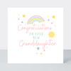 Rainbows New Granddaughter Card