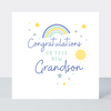 Rainbows New Grandson Card