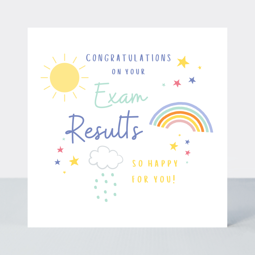 Rainbows Exam Results Card