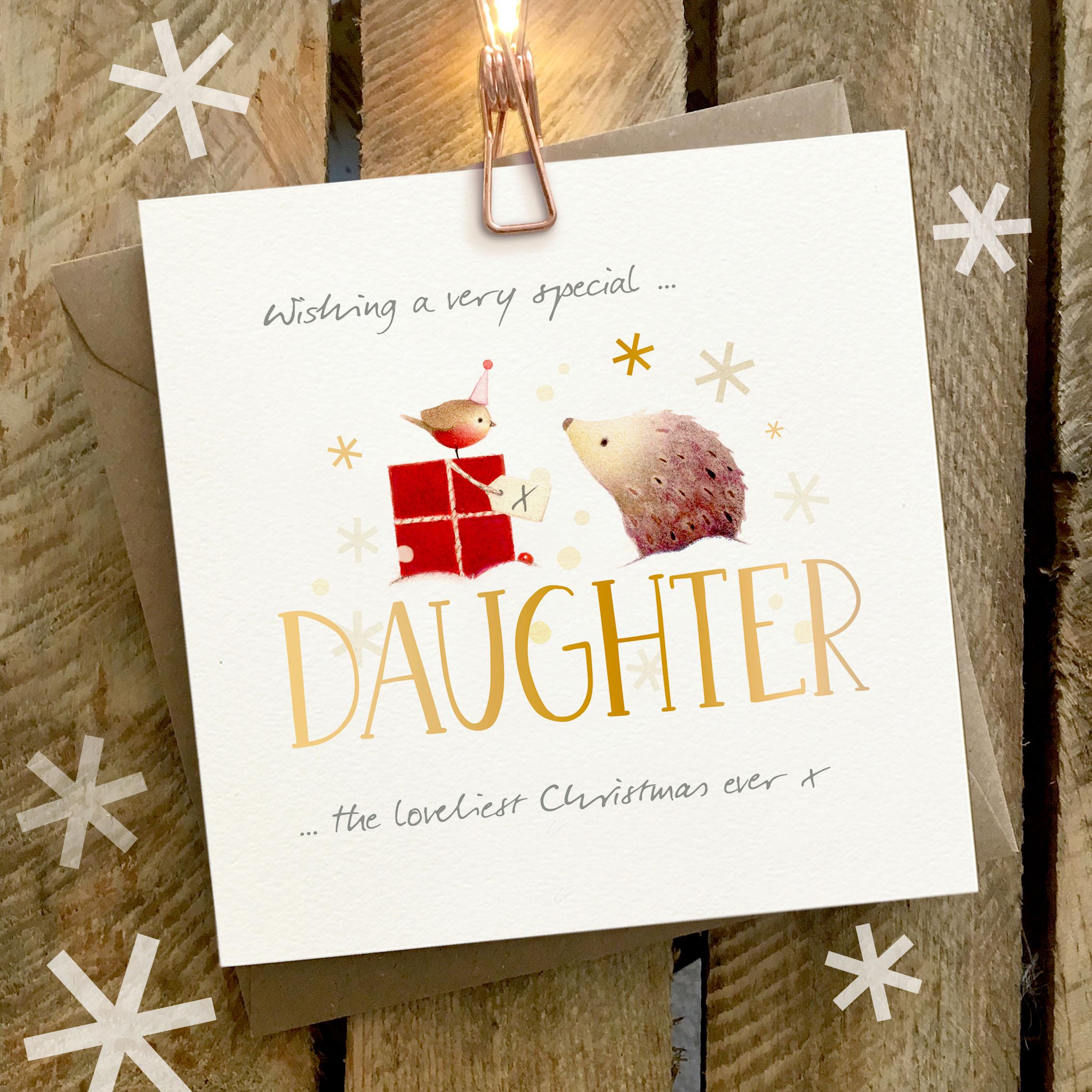 Ginger Betty Special Daughter Christmas Card