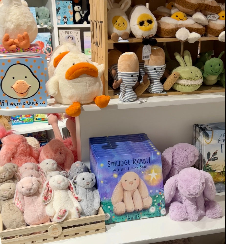 A wide range of Jellycat on display at more Than Just  A gift at Narborough Hall