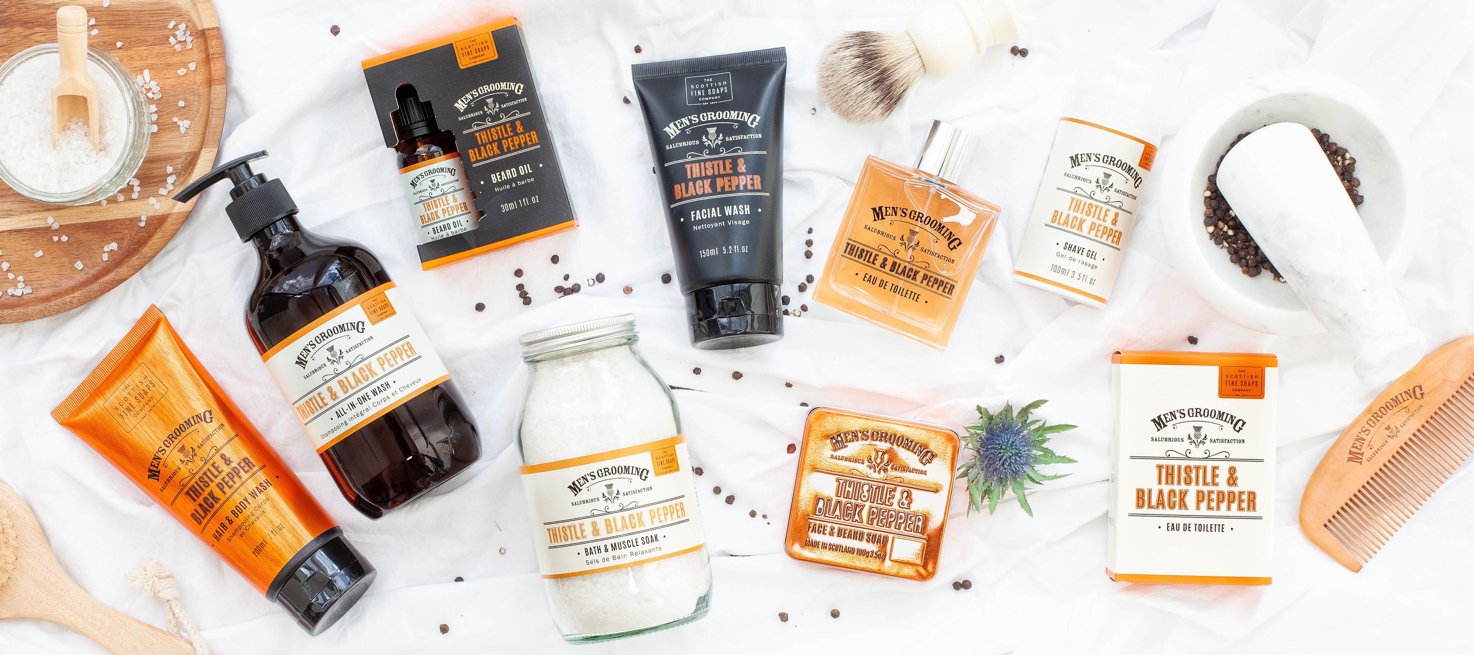 Thistle Black Pepper Mens Grooming More Than Just a Gift