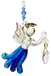 Angels in my Window Sapphire Glass