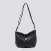 Black Cross the Body Button Bag