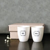 East of India Mr & Mrs Egg Cup Set