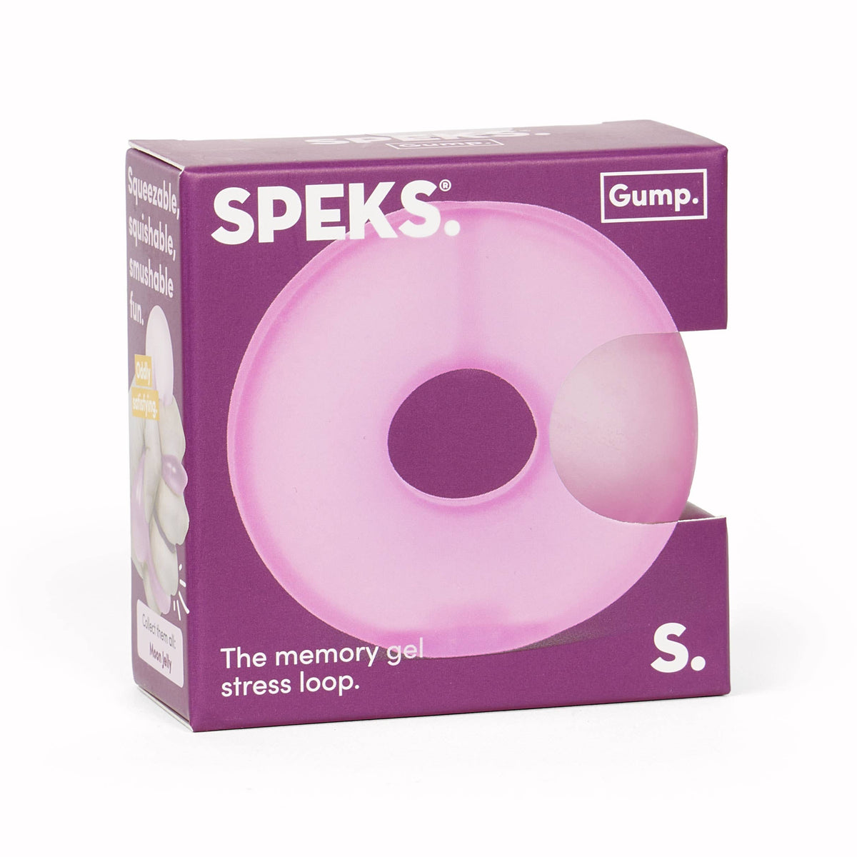 Speks Loop Gump - The Memory Gel Stress Ring - Original Moon: Sea Glass