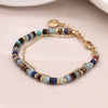 POM Golden Chain And Mixed Bead Bracelet