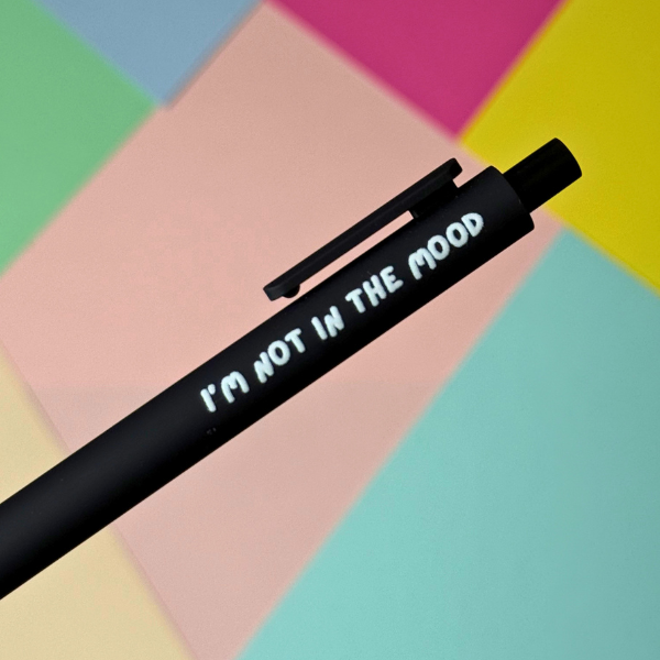 Quirky Doodles - Funny Quote Pens: Coral Pink