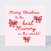 Petimo - Beauregarde Merry Christmas Best Mummy Bows Card
