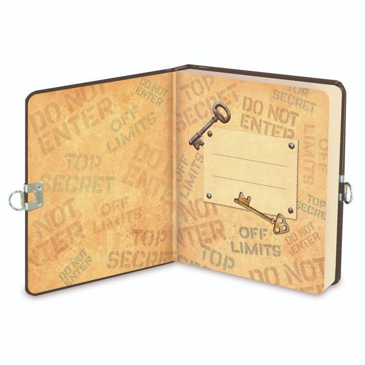 Lock & Key Diary - Keep Out