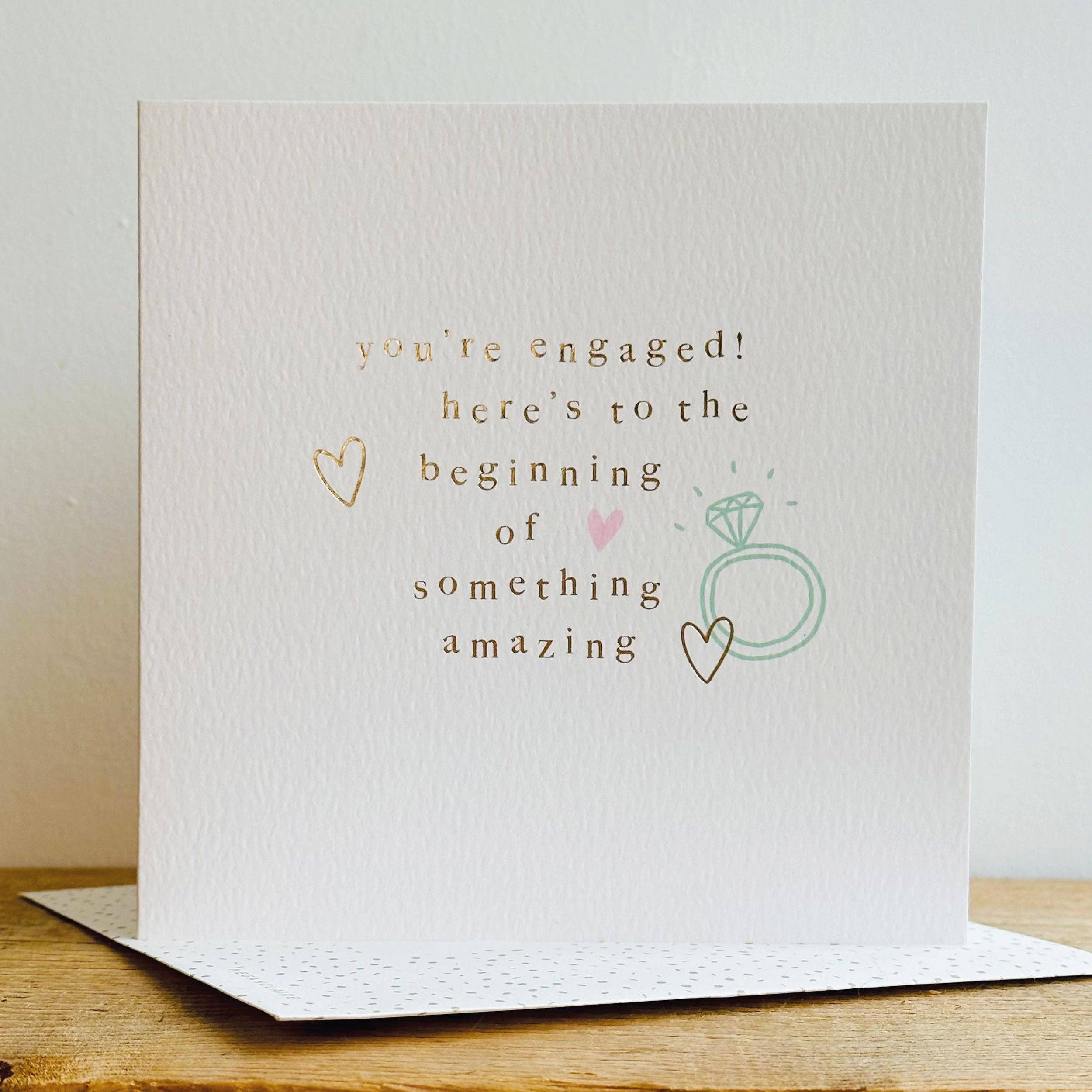 Megan Claire - You're Engaged Card - More Than Just a Gift | Narborough Hall