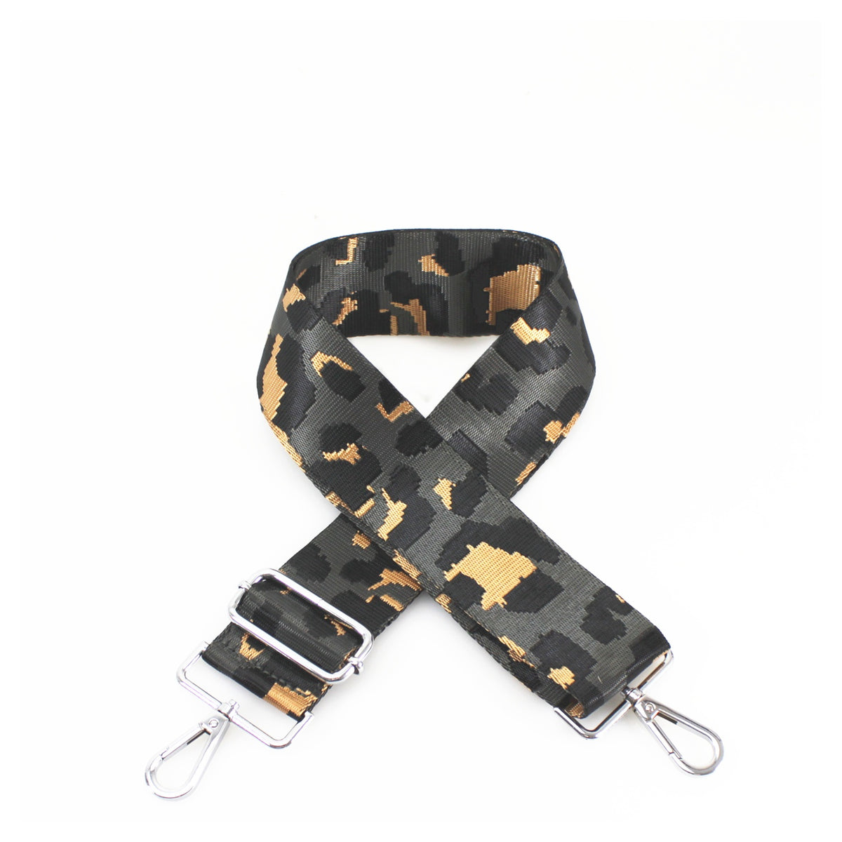 Canvas Strap - Grey Cheetah