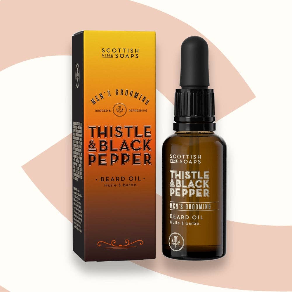 Men's Grooming Badezusatz – Thistle & Black Pepper Mineralsoake Zur Entspannung, Mit Mariendistel & Bittersalz