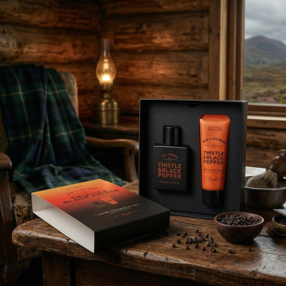 Scottish Fine Soaps - Thistle & Black Pepper Luxury Fragrance Duo