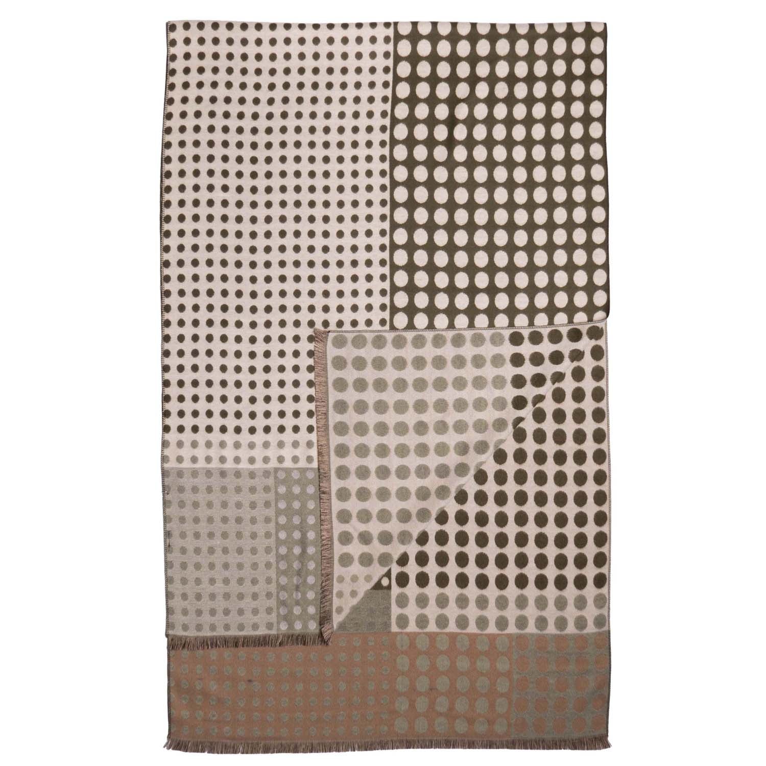 Loxley Lane Green Patterned Pashmina Multi Spot