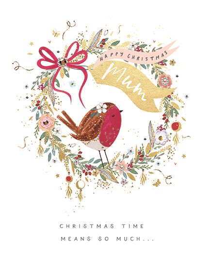 Violet - Mum Christmas Card