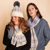 Zelly Pom Pom Scarf Stars Blue