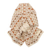 Zelly Pull Thru Scarf Hearts Taupe
