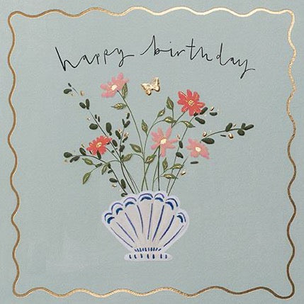 Orelia Shell Birthday Card