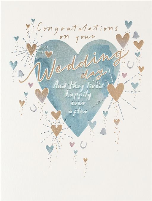 Reflections Wedding Day Card