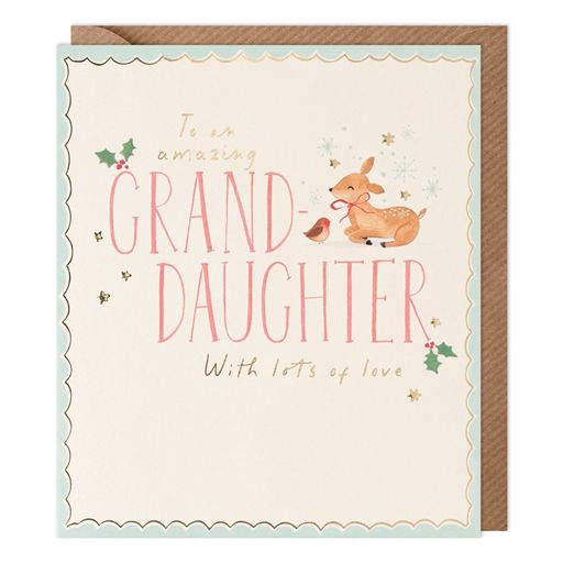 Ciao Bella Amazing Granddaughter Christmas Card