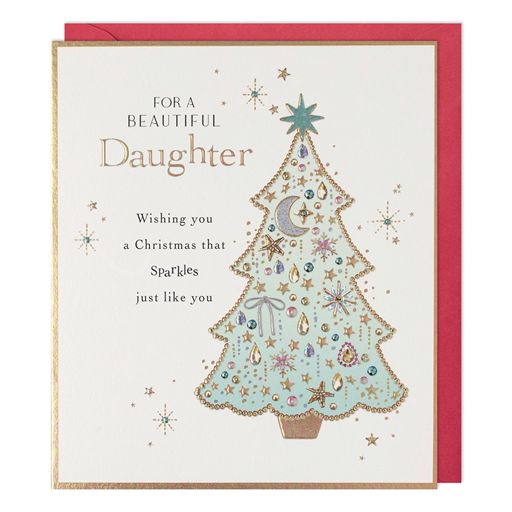 Starlet Beautiful Daughter Christmas Card