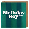 Cool Club Birthday Boy Stripes Card