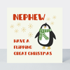 Petimo - Polar  Party Nephew Flipping Great Christmas Penguin Card
