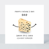 Petimo - Bit Cheesy Dad Fun Cute Better Together Father's Day Card