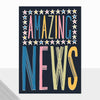 Fontfetti Amazing News Card