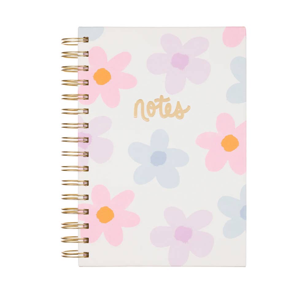 Oli Olsen - Éccolo A5 Vegan Leather Spiral Journal - Daisies Notebook