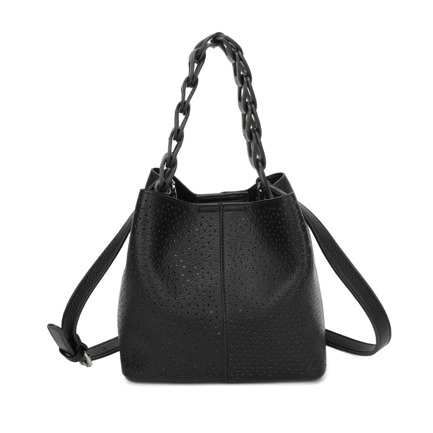 2-in-1 Bucket Bag - Black