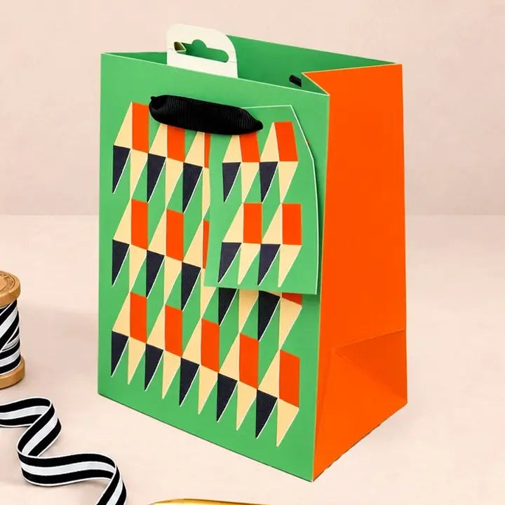 Laura Darrington Design - Luxury Geometric Patterned Small Gift Bag
