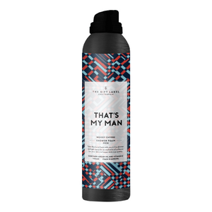 Oli Olsen - The Gift Label Shower Foam - That's My Man Geometric - More Than Just a Gift | Narborough Hall