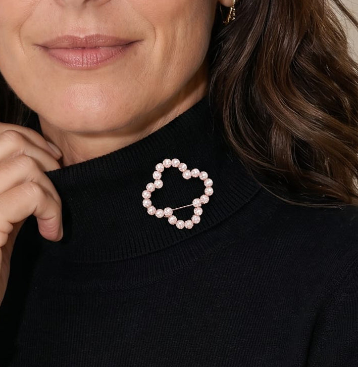 Loxley Lane Phillipa Clover Brooch Small