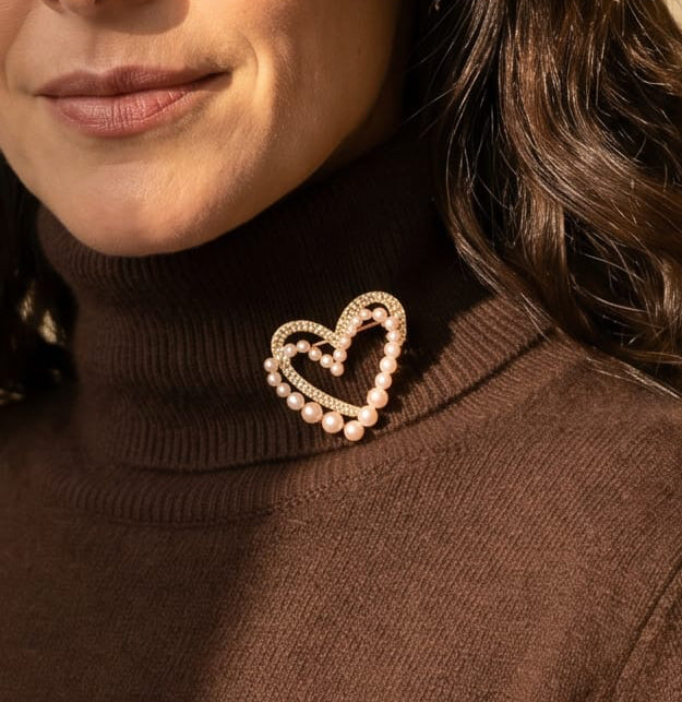 Loxley Lane Louisa Heart Brooch