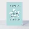 Wonderful You Blue Cousin Card