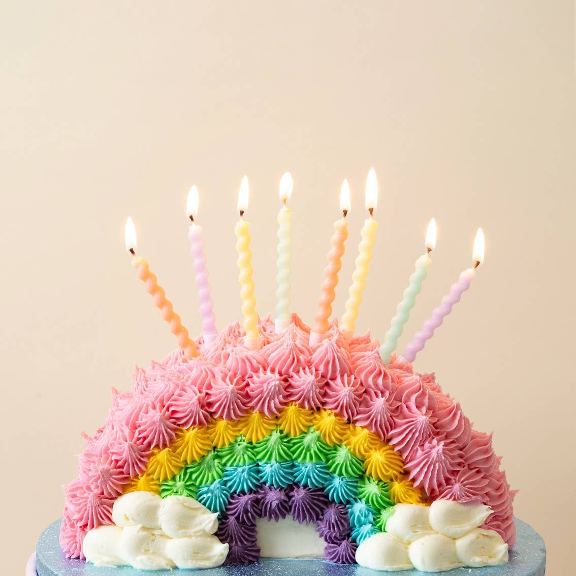 Talking Tables - Twisted Pastel Birthday Candles | 8 Pack |