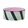 Designworks Collective - The Izzy Wine Coaster - Blue & Green Stripe