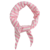 Pink Stripe Mini Triangle Scarf