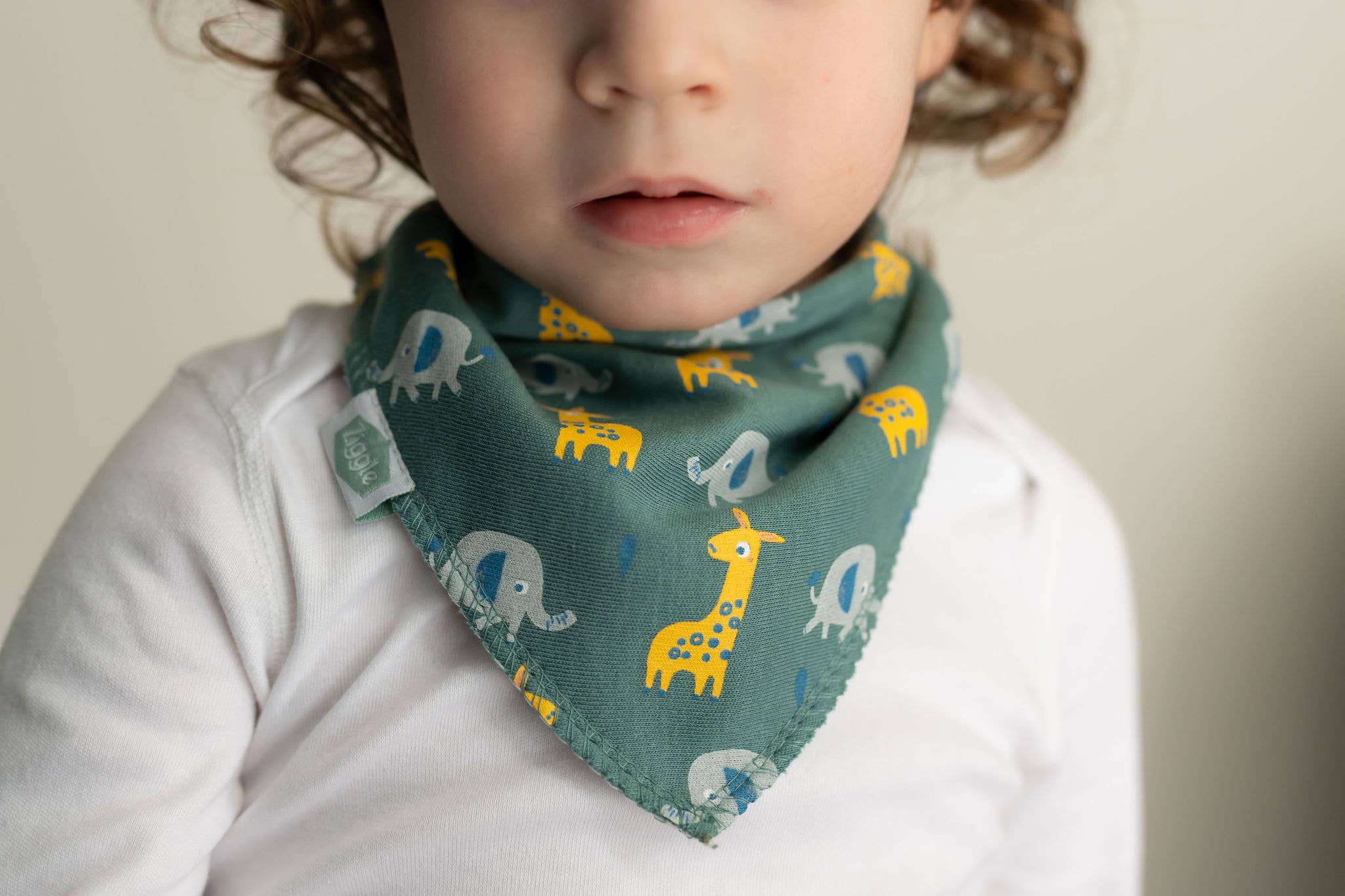 Ziggle Baby - Savanna Animals Bib Set: Set
