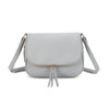 Daphne Folded Cross Body Bag - Grey