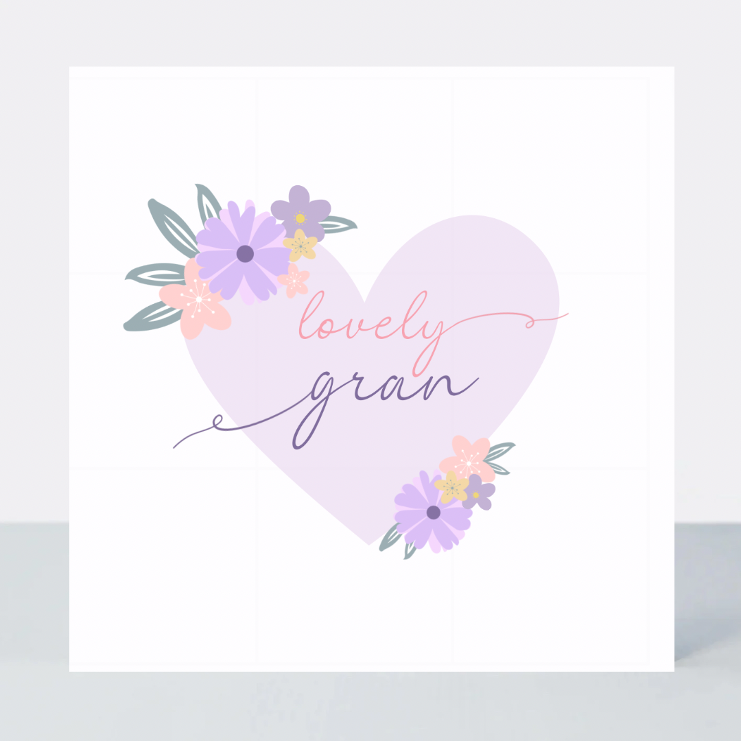 Lavender Haze Lovely Gran Card