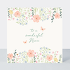 Petimo - Wild Garden Floral Border Wonderful Nana Card