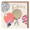Pink Lemonade Balloon Birthday Card