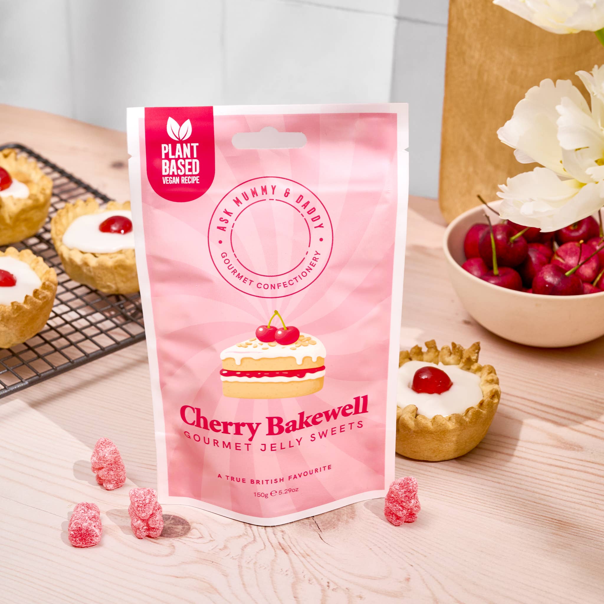 Ask Mummy & Daddy - NEW Cherry Bakewell Gummies - A UK First & Plant Based