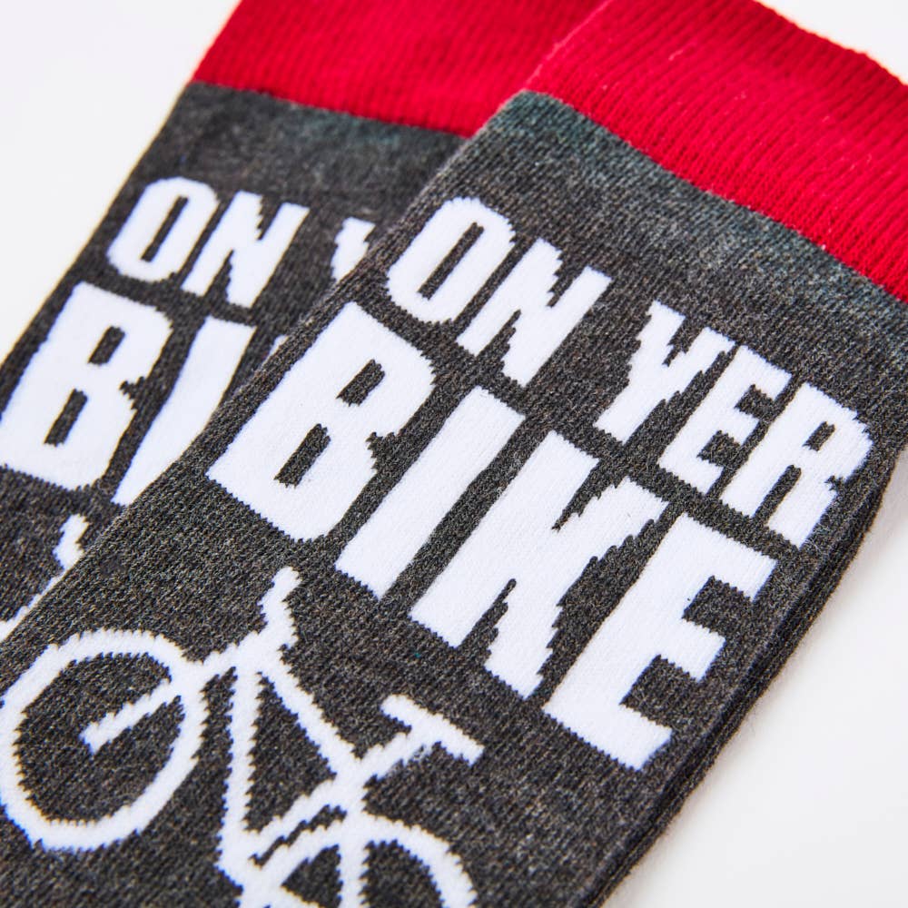 Urban Eccentric - Unisex On Yer Bike Socks : 6 - 11