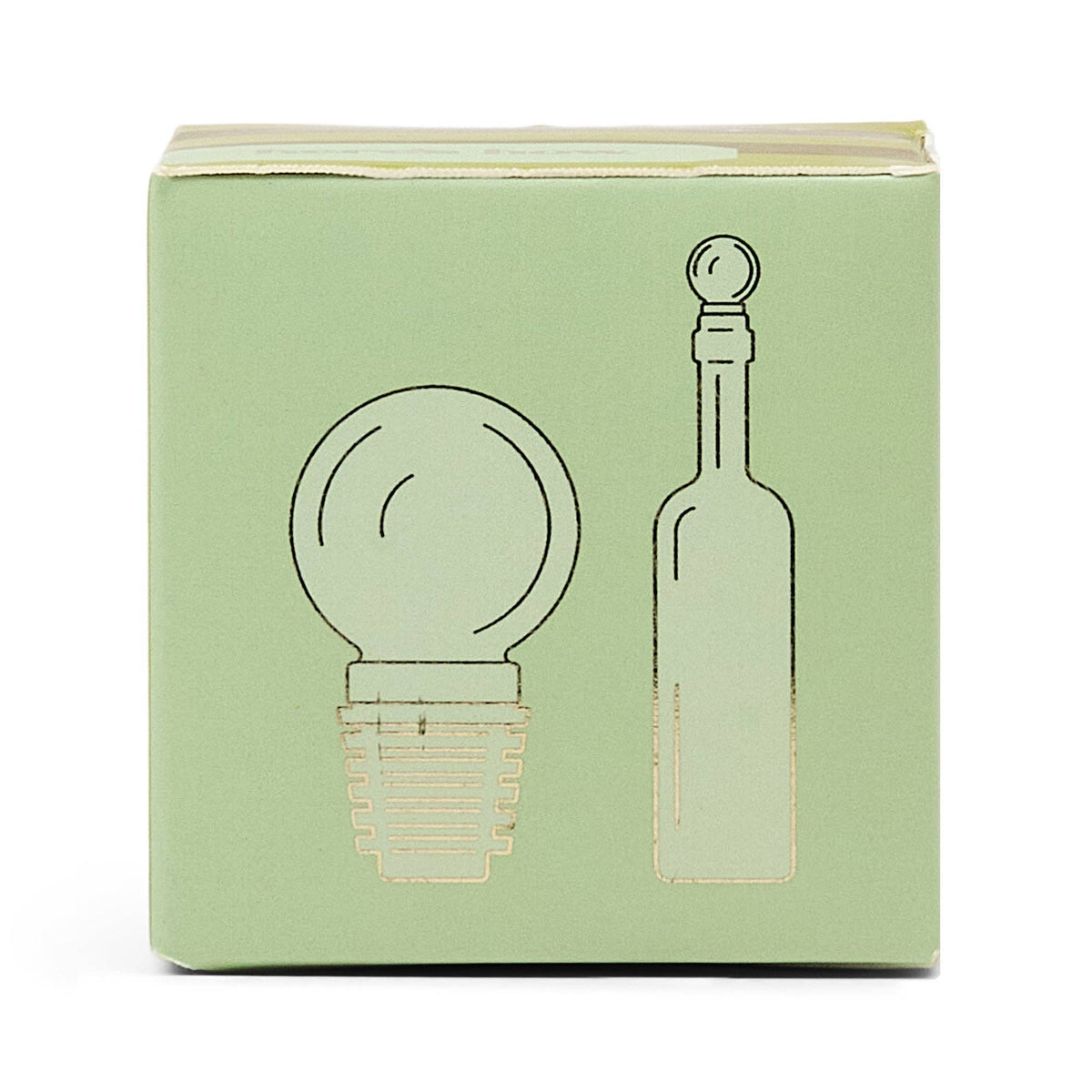 Designworks Collective - The Moony Glass Bottle Stopper - Olive