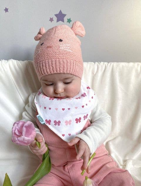 Ziggle Baby - Hearts and Bows Bib Set: Set