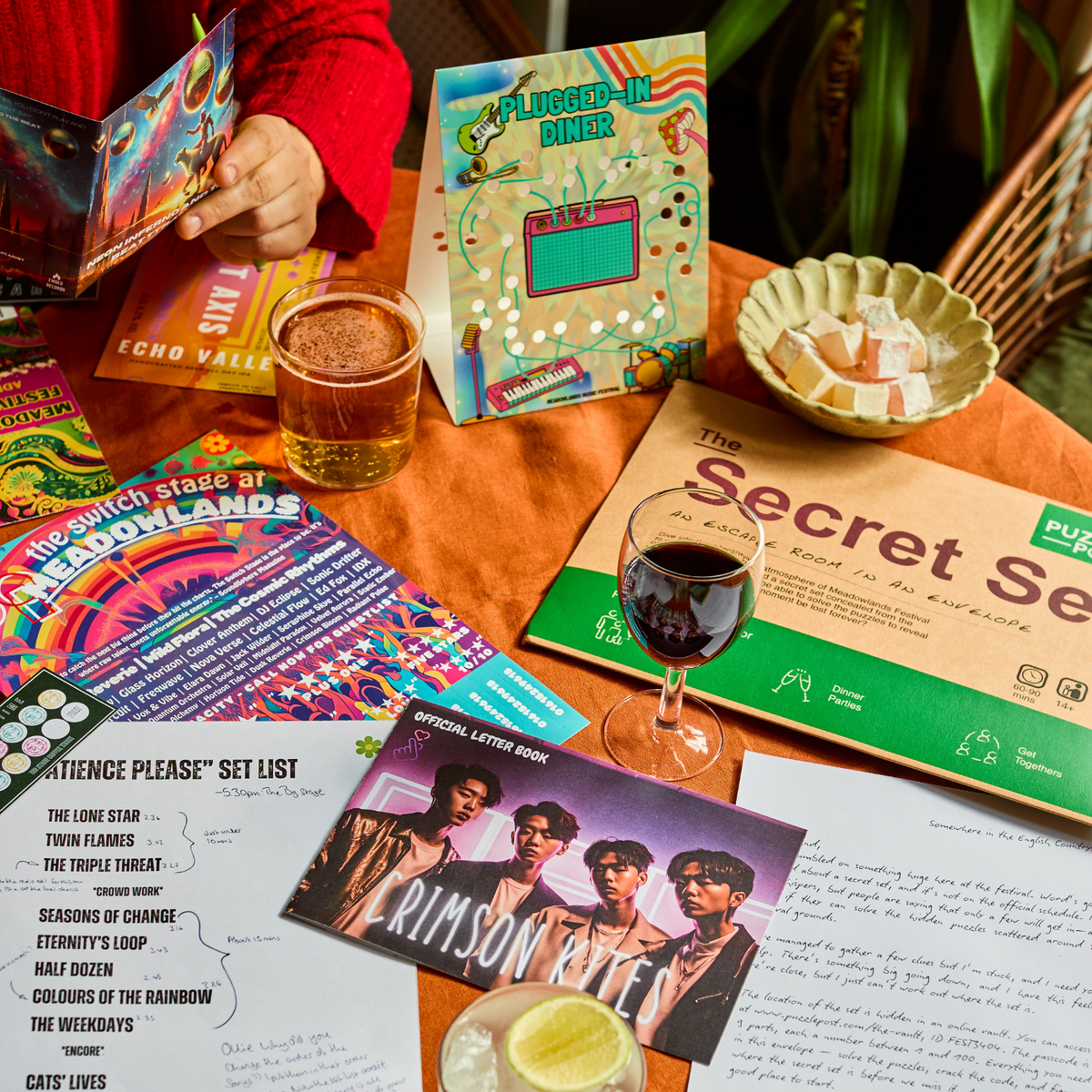 The Secret Set Puzzle Post escape room game